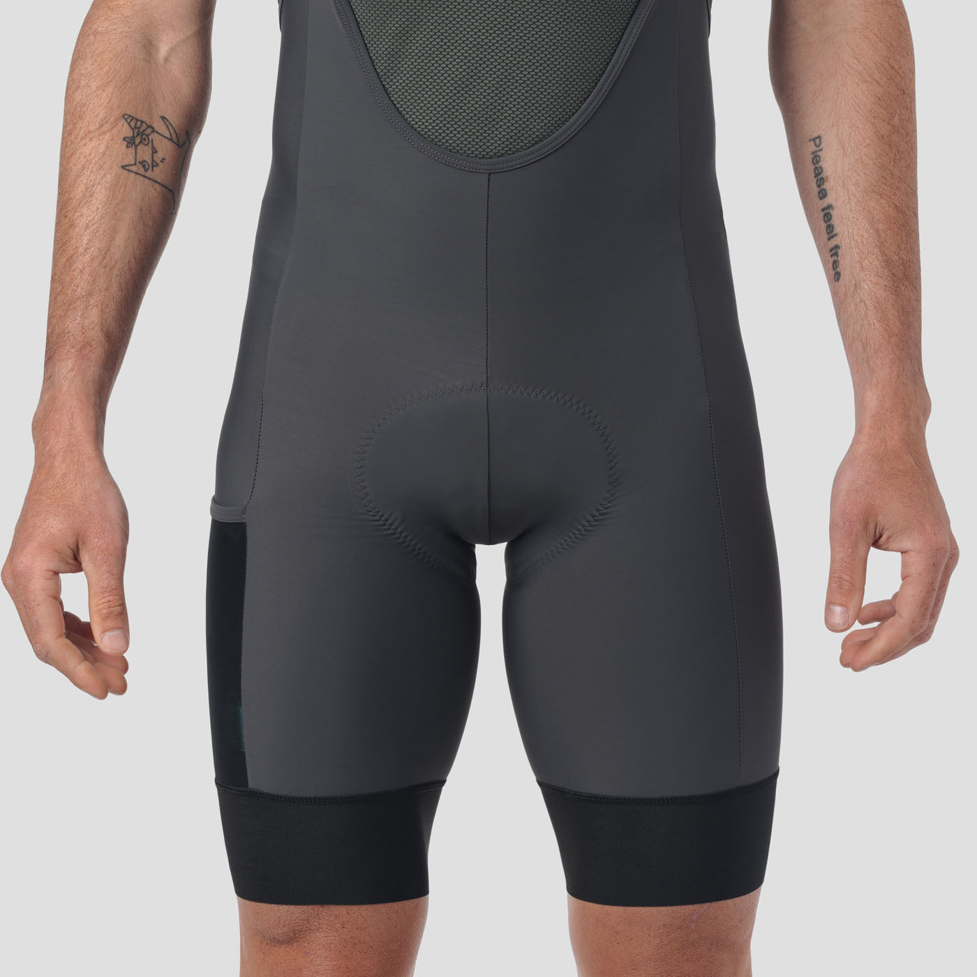 Men's Work Bib Short - Slate (Limited Sizes)