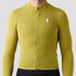 Men's Merino Grid Thermal Jersey in Avocado, long sleeve merino wool cycling jersey
