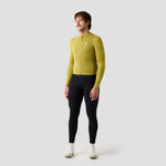 Men's Merino Grid Thermal Jersey in Avocado, warm, breathable merino wool jersey