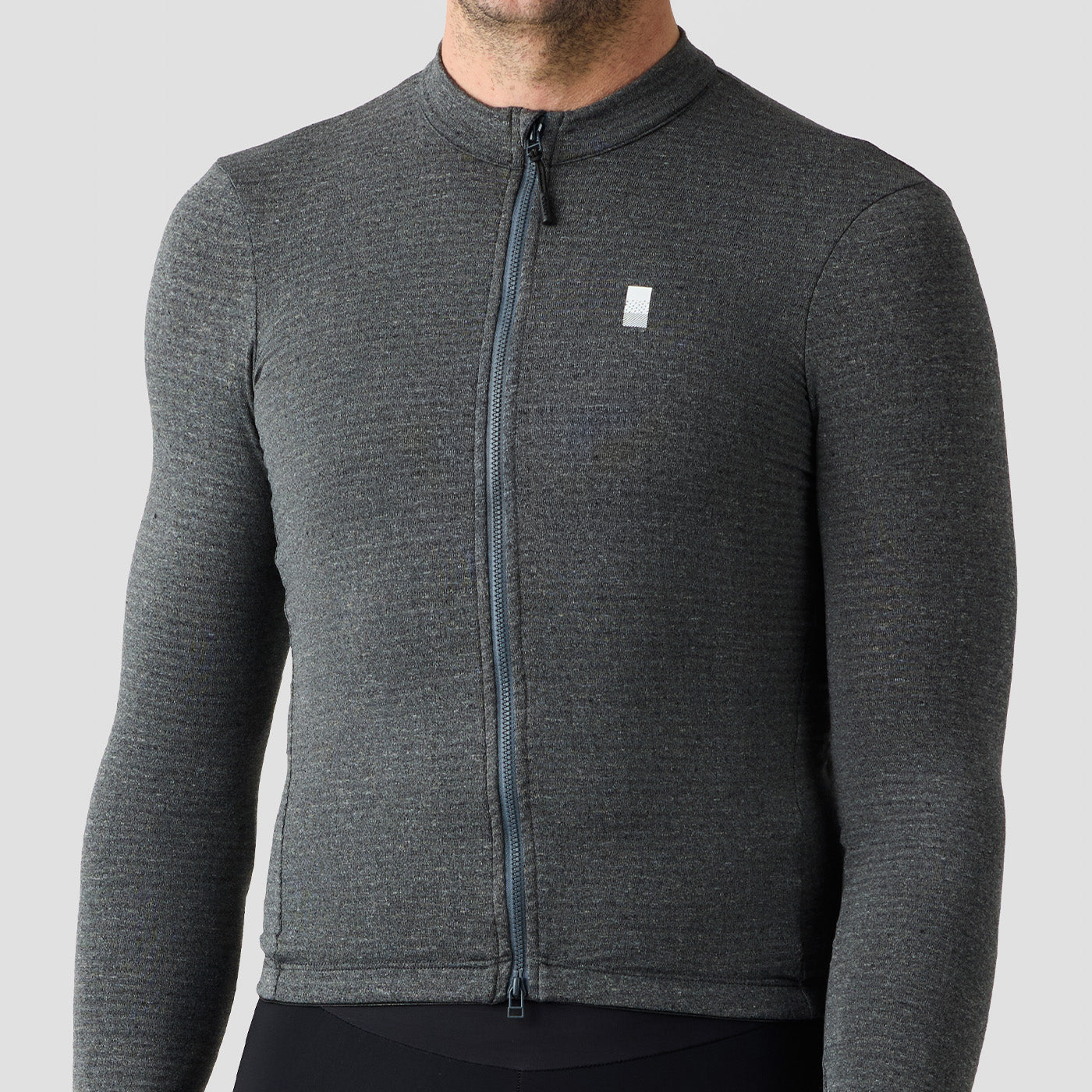 Men's Merino Grid Thermal Jersey, Charcoal | Made in USA – Ornot