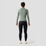 Women's Merino Grid Thermal Jersey in Sage, long sleeve thermal jersey by Ornot