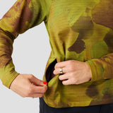 Women's Micro Grid Trail Shirt - Watercolor Olive