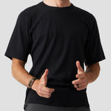 Men's Merino Riding Shirt - Black