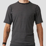 Men's Merino Riding Shirt - Black Stripe