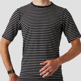 Men's Merino Riding Shirt - Black Stripe