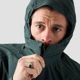 Men's Fog Eater Hooded Rain Jacket - Stone Green