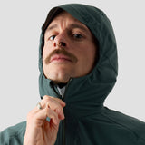 Men's Fog Eater Hooded Rain Jacket - Stone Green