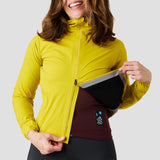 Women's Fog Eater Hooded Rain Jacket - Citron