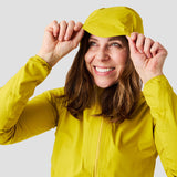 Women's Fog Eater Hooded Rain Jacket - Citron
