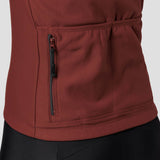 Women's Super Thermal Merino Jersey - Burgundy