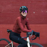 Women's Super Thermal Merino Jersey - Burgundy