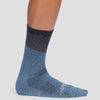 Winter Merino Bolt Sock - Sapphire