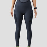 2024 Women's Thermal Droptail Cargo Bib Tight - Midnight Blue