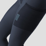 2024 Women's Thermal Droptail Cargo Bib Tight - Midnight Blue