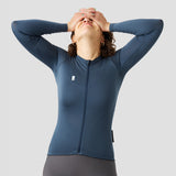 Women's LS House Jersey - Stone Blue