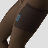 2024 Women's Thermal Droptail Cargo Bib Tight - Espresso