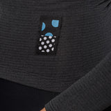 Women's Long Sleeve Micro Grid Jersey - Charcoal