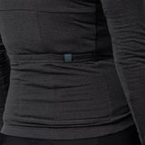 Women's Long Sleeve Micro Grid Jersey - Charcoal