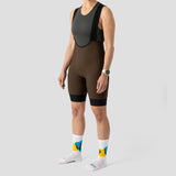 Women's  Droptail Thermal Cargo Bib Short - Espresso