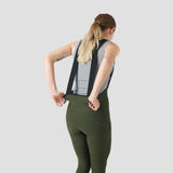 Women's Lightweight Droptail Cargo Bib Tight - Olive