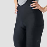 Women's Lightweight Droptail Cargo Bib Tight - Black
