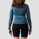 Women's Long Sleeve Micro Grid Jersey - Glacier Freeze