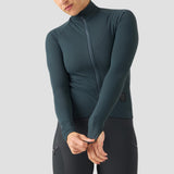 Women's Waffle Grid Thermal Jersey - Hella Blue