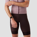 Men's Cargo Bib Short - Plum