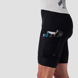 Men's Cargo Bib Short - Black