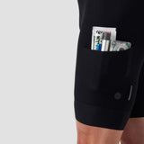 Men's Cargo Bib Short - Black