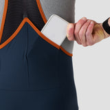 Men's Cargo Bib Short - Midnight Blue