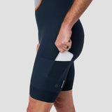 Men's Cargo Bib Short - Midnight Blue