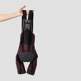 Men's Cargo Bib Short - Plum