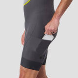 Men's Cargo Bib Short - Slate