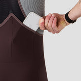Men's Cargo Bib Short - Plum