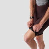Men's Cargo Bib Short - Plum