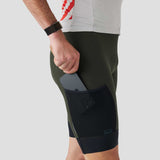 Men's Cargo Bib Short - Olive