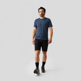 Men's Merino Riding Shirt - Stone Blue