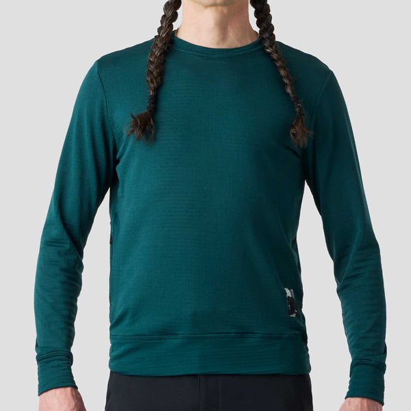 Men's Micro Grid Gravel Sweater - Dark Teal – Ornot Online Store