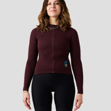 Women's Long Sleeve Micro Grid Jersey - Nightshady