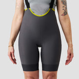 Women's Droptail Cargo Bib Short - Slate
