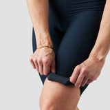 Women's Droptail Cargo Bib Short - Midnight Blue