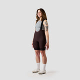 Women's Droptail Cargo Bib Short - Plum