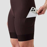 Women's Droptail Cargo Bib Short - Plum