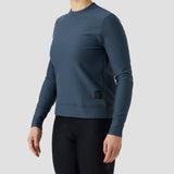 Women's Merino Plus Gravel Sweater - Stone Blue