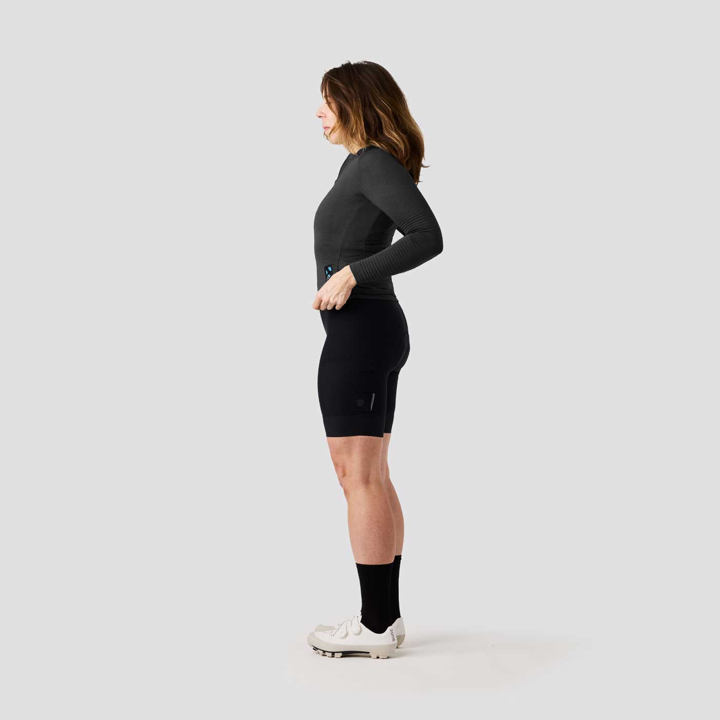 Long Sleeve Micro Grid Jersey