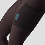 2024 Women's Thermal Droptail Cargo Bib Tight - Midnight Plum