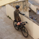 Women's  Droptail Thermal Cargo Bib Short - Espresso