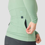 Women's Waffle Grid Thermal Jersey - Mint