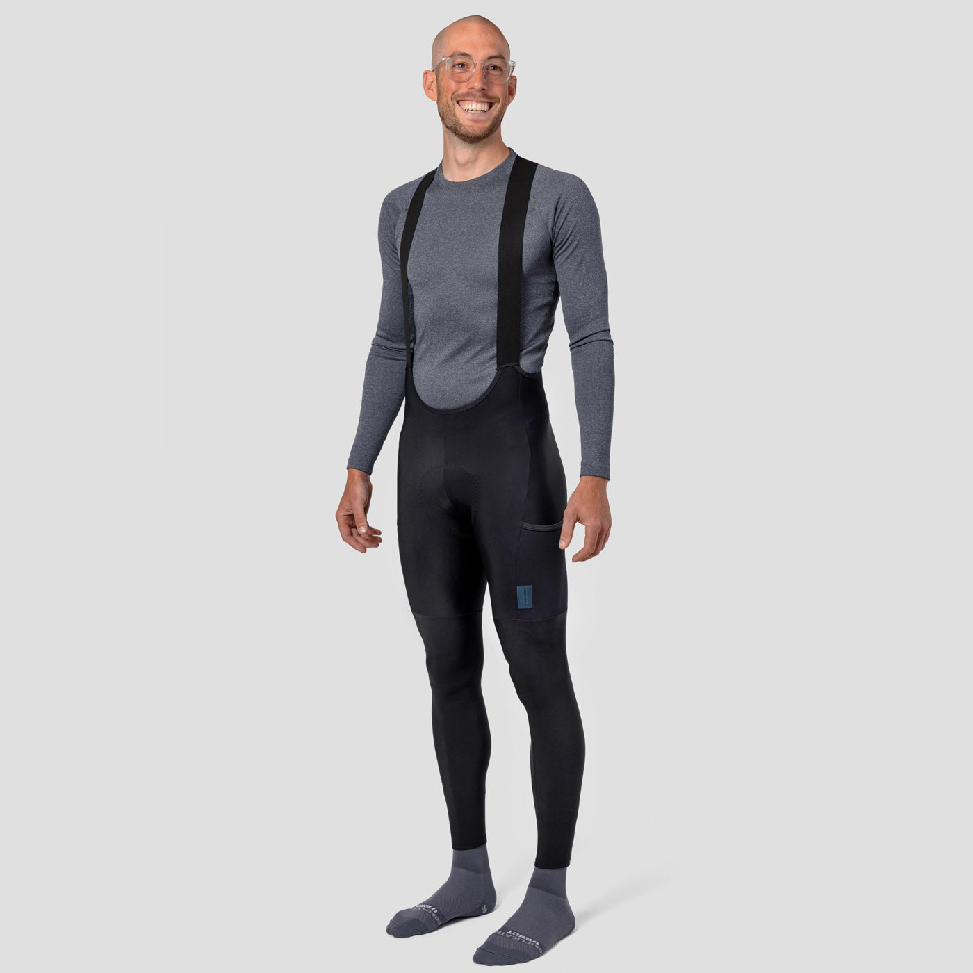 Men's Thermal Cargo Bib Tight - Obsidian – Ornot Online Store